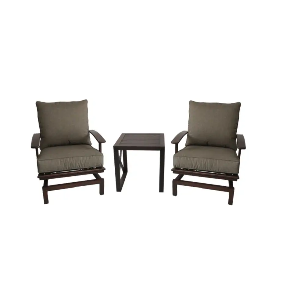 Living Accents ACE22014 Pineridge Rocking Chat Set