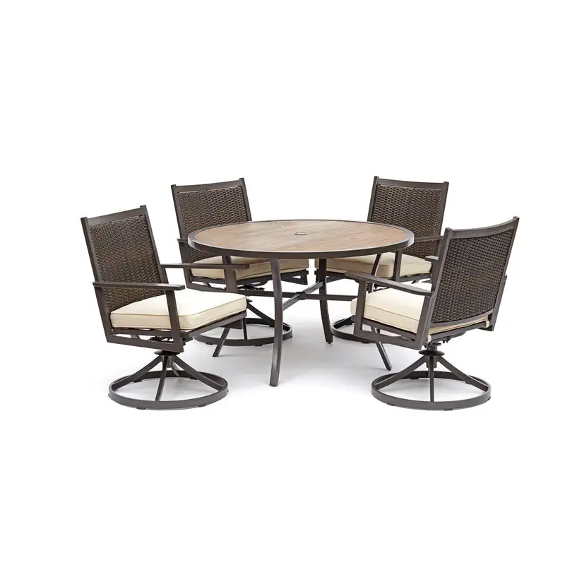 Living Accents S5-AFE05501 Baystone Dining Patio Set