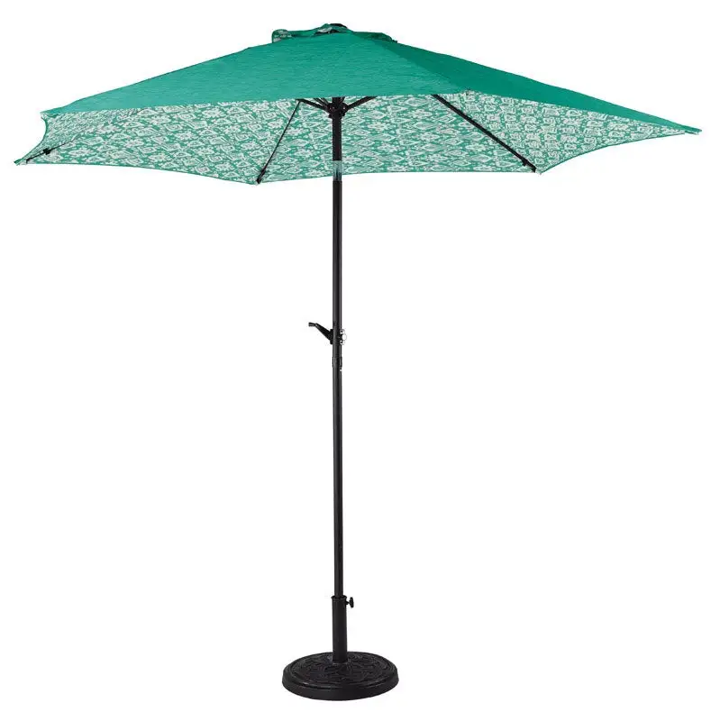 Living Accents UM90BKOBD75 Tiltable Market Umbrella