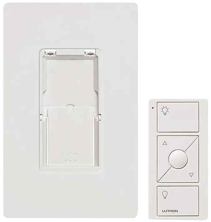 Lutron PJ2-WALL-WH-L01 Pico Push Button Switch & Receptacle