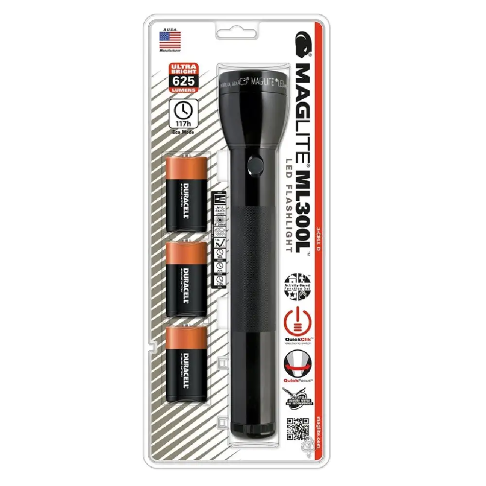 Maglite ML300L-T3DX6 Full Size LED Flashlight