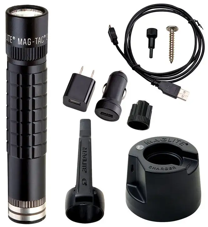 Maglite TRM1RE4 Magtac LED Rechargeable Flashlight