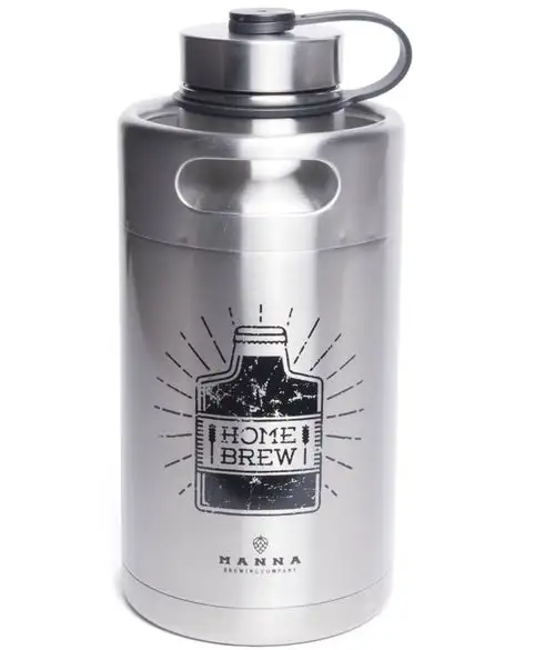 Manna 15051 "Home Brew" Keg Growler Water Bottle