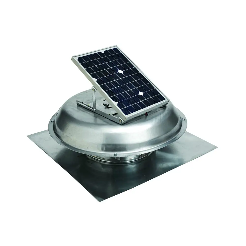 Master Flow ERVSOLAR/PRSOLAR 500 CFM Solar Powered Roof Mount Attic Fan