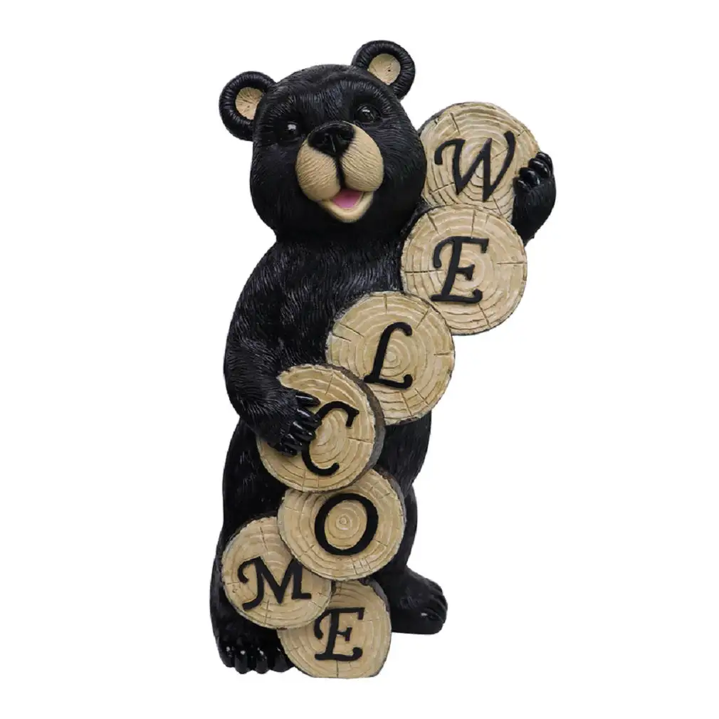 Meadowcreek ZAC84G20407 Welcome Bear Statuary