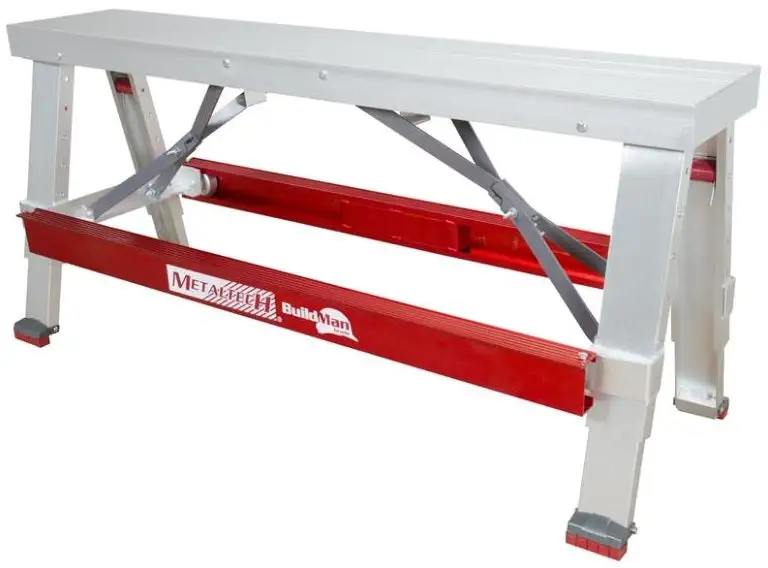 Metaltech I-BMDWB18 BuildMan Adjustable Drywall Bench