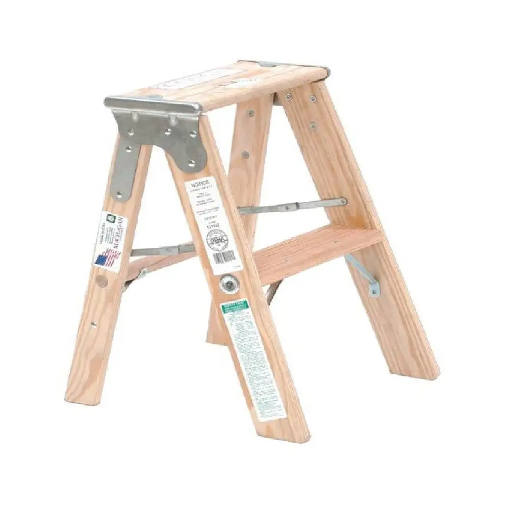 Michigan Ladder 131102 Wood Step Ladder