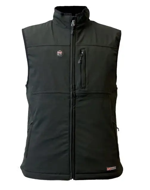 Mobile Warming MWJ13M01-LG-BLK Men Vinson Heated Vest