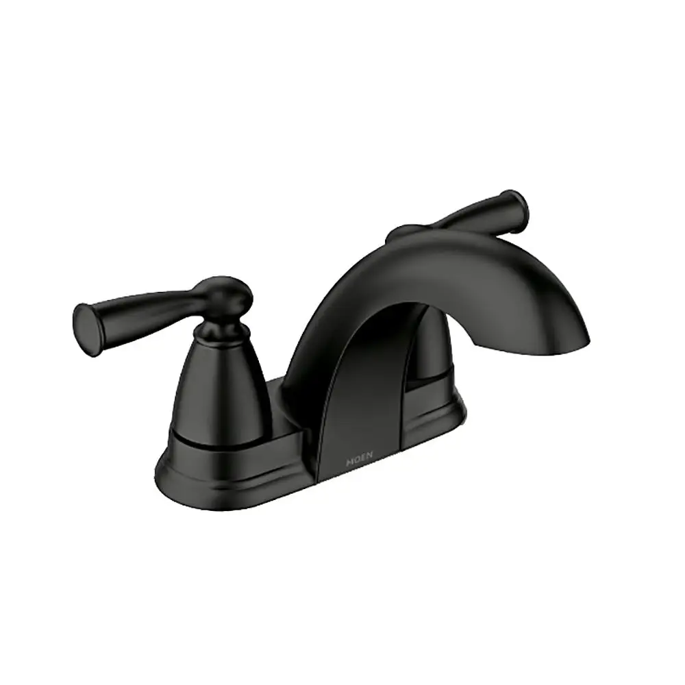 Moen 84942BL Banbury Two Handle Low Arc Bathroom Faucet