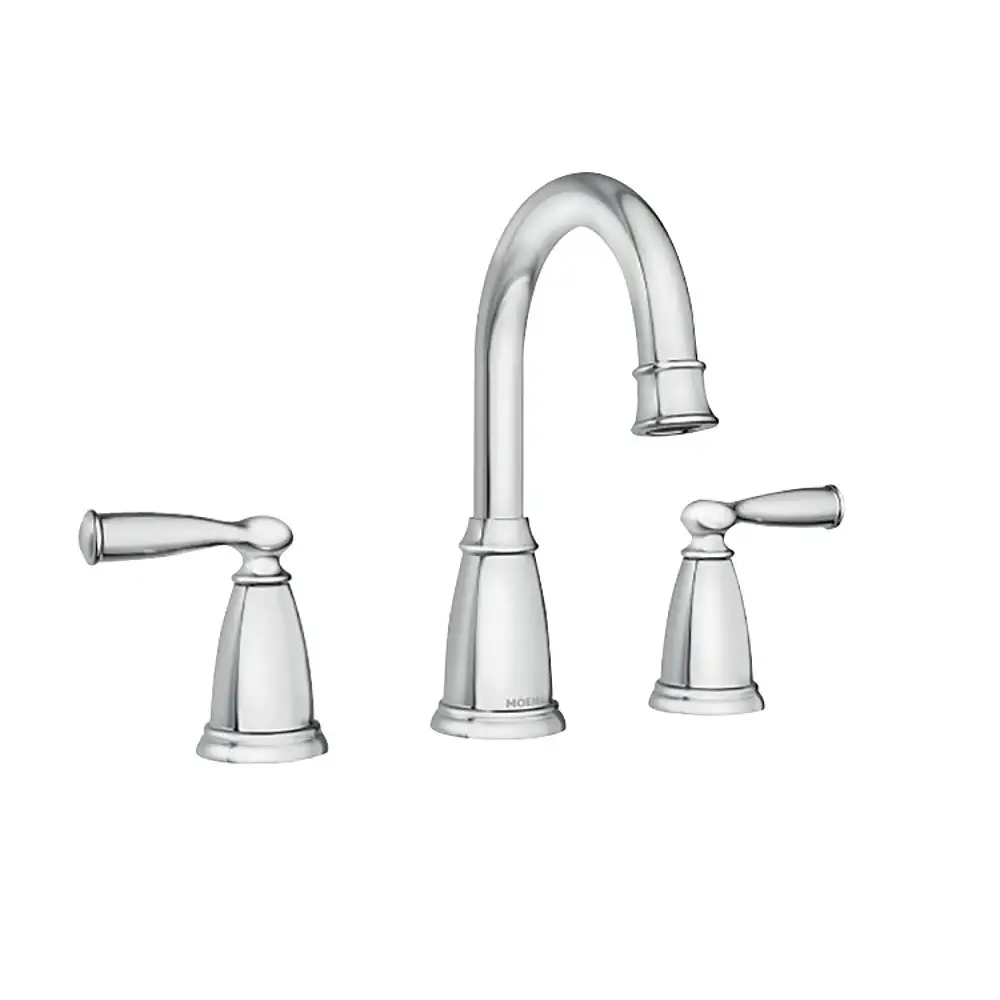 Moen 84947 Banbury Two Handle High Arc Bathroom Faucet