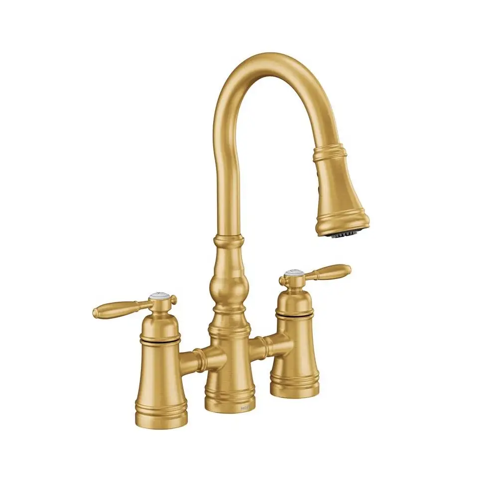 Moen S73204BG Weymouth Pull-Down Kitchen Faucet