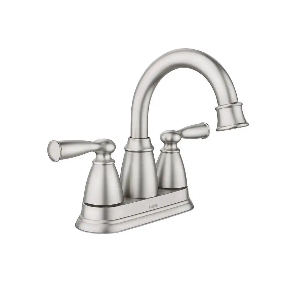 Moen 84943SRN Banbury Centerset Bathroom Sink Faucet