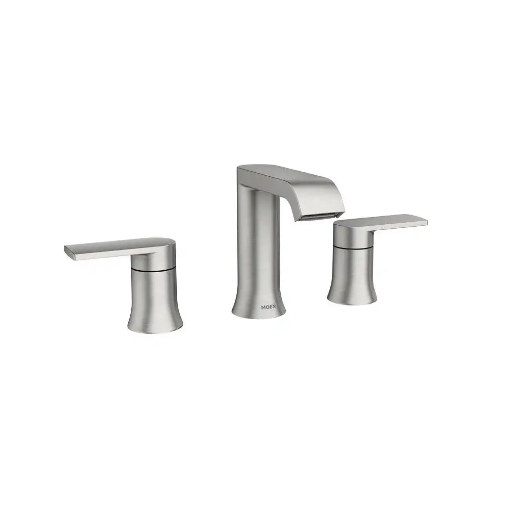 Moen 84763SRN Genta Two-Handle Bathroom Sink Faucet