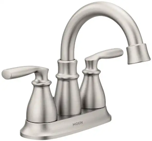 Moen 84537SRN Hilliard Two Handle Lavatory Faucet