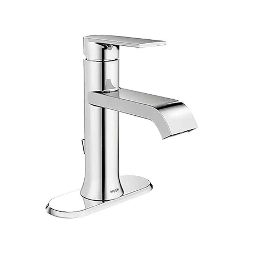 Moen WS84760 Genta Single Handle Lavatory Bathroom Faucet