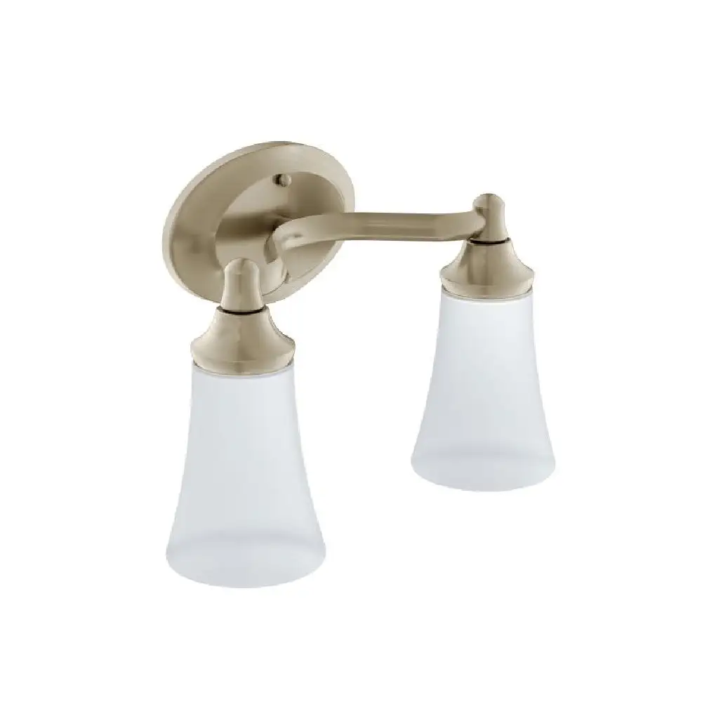 Moen YB2862BN Eva Double Globe Bathroom Vanity Light