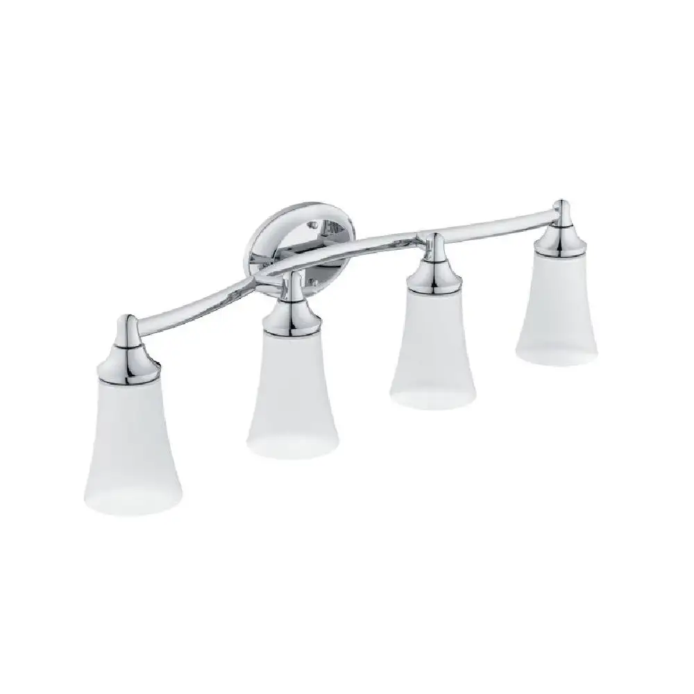 Moen YB2864CH Eva Quadruple Globe Bathroom Vanity Light