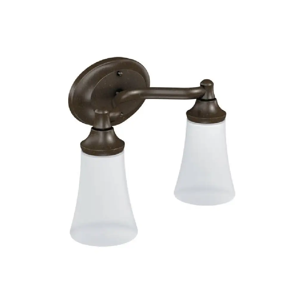 Moen YB2862ORB Eva Double Globe Bathroom Vanity Light