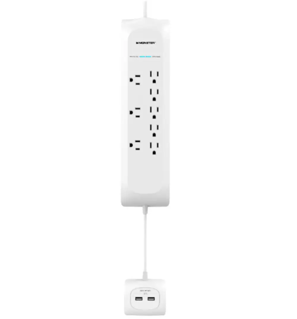 Monster 1810 Just Power It Up Power Strip With Surge Protection