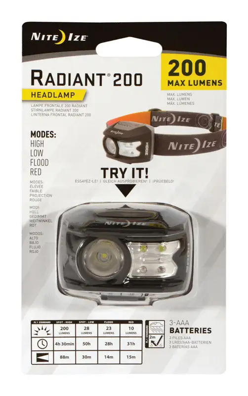 Nite Ize R200H-09-R7 Radiant LED Head Lamp