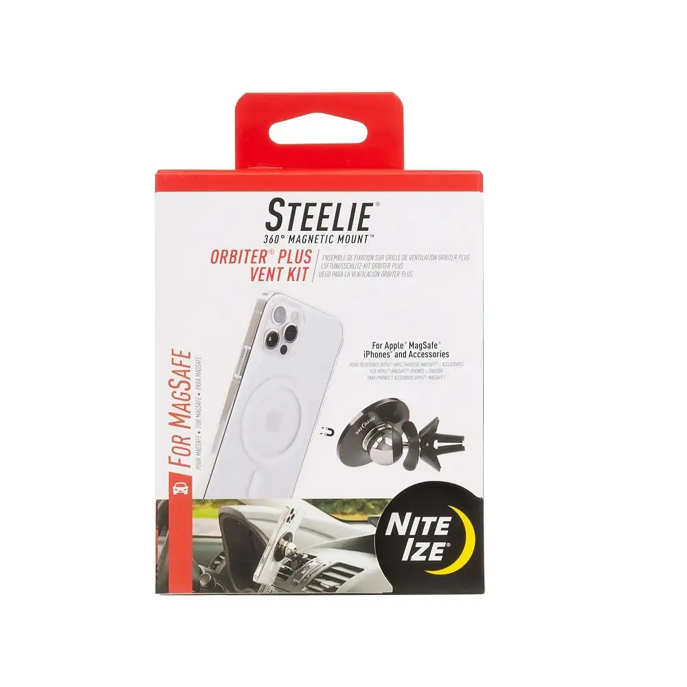 Nite Ize STOMSV2K-01-R8 Steelie Orbiter Plus Vent Kit