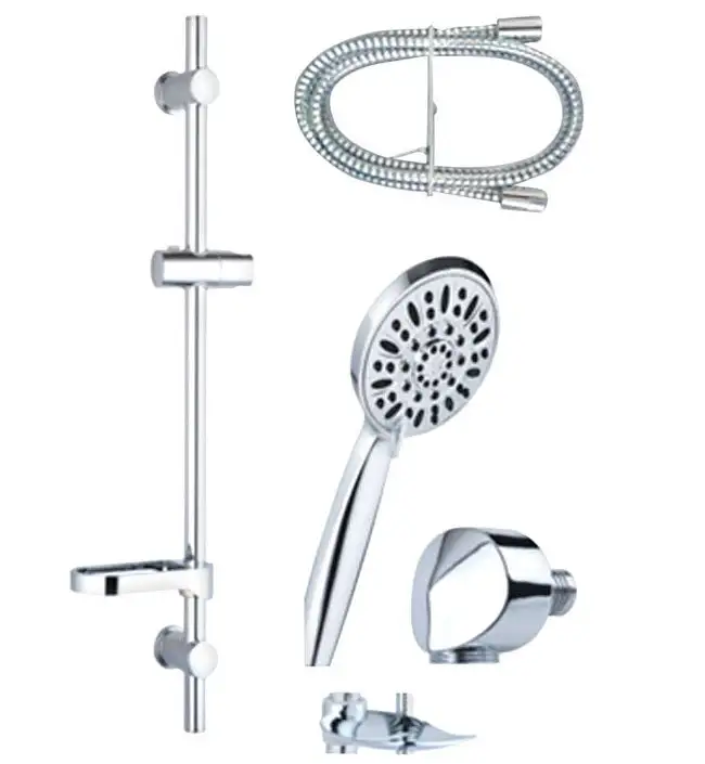 OakBrook 520A83155CCPWS3 3 Settings Showerhead With Slide Bar