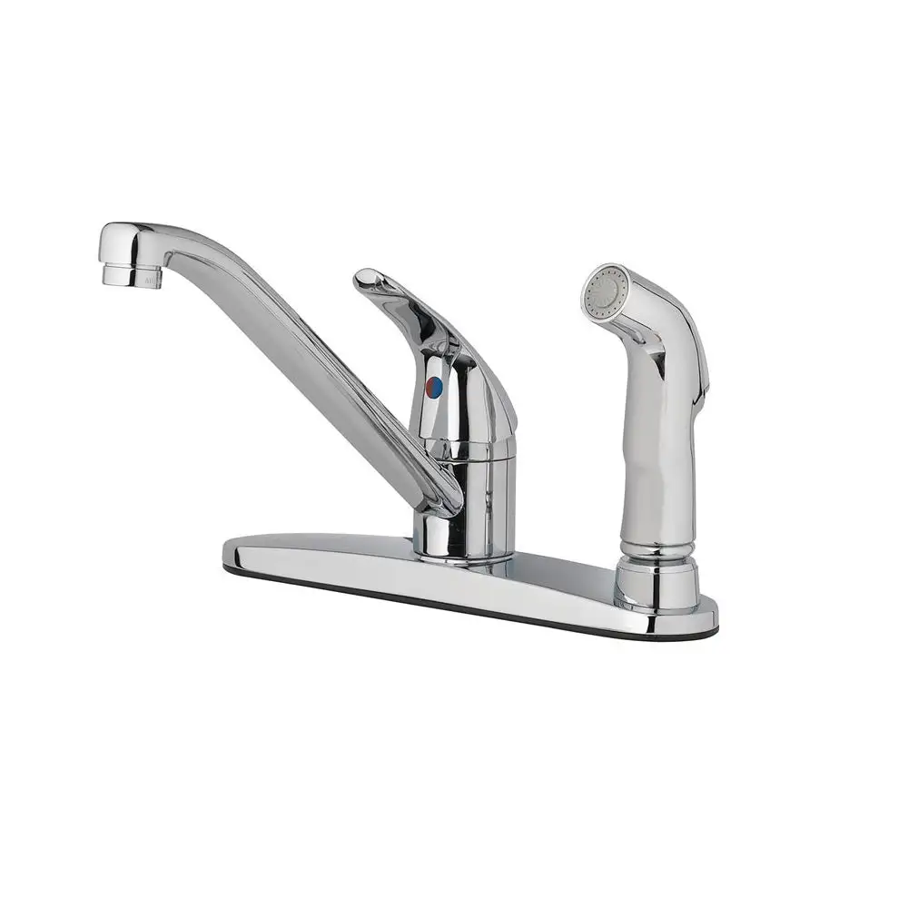 OakBrook 67210-2401 Essentials 1 Handle Kitchen Faucet With Side Spray