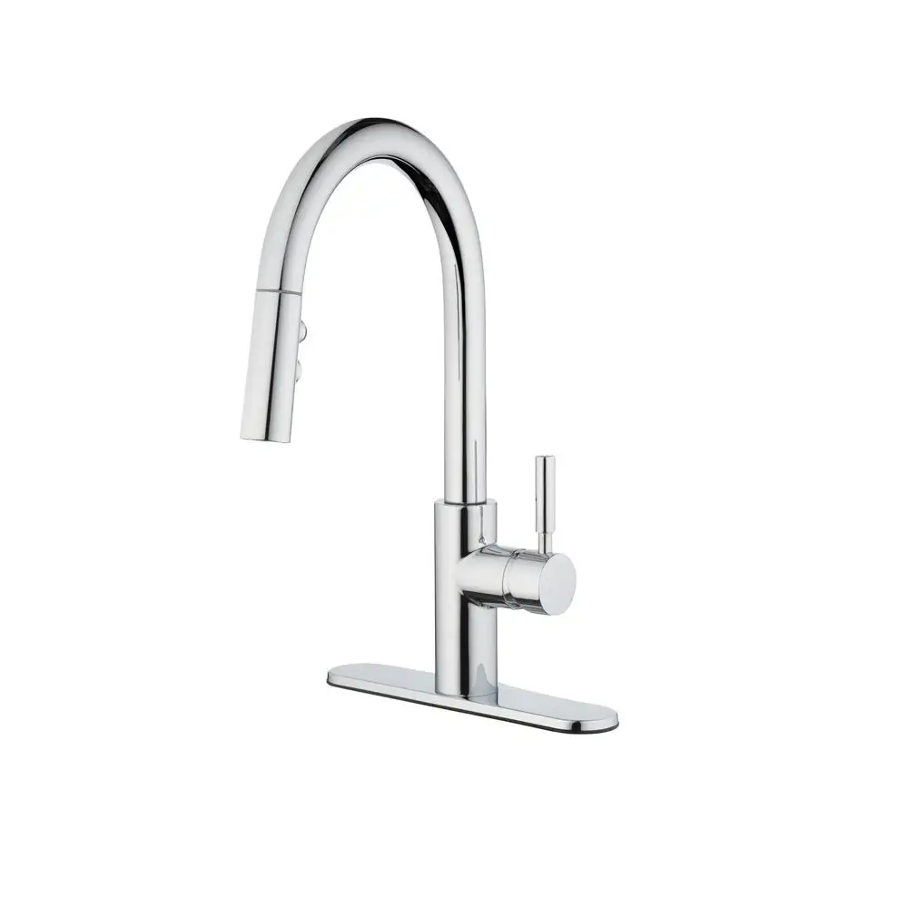 OakBrook 67553-0601 Vela 1 Handle Pulldown Kitchen Faucet