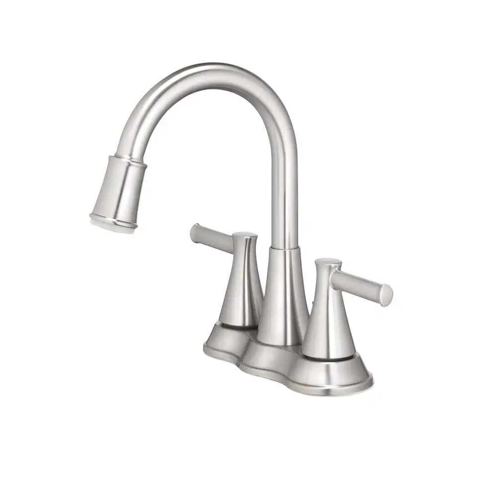 OakBrook 67513W-6104 Doria 2 Handle LED High Arc Lavatory Pop-Up Faucet