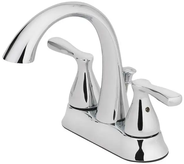 OakBrook 65419W-6101 Pacifica Verona 2 Handle Lavatory Pop-Up Faucet