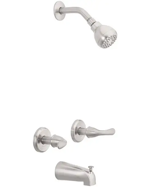 OakBrook 833X-1004 Essentials Two Handle Tub & Shower Faucet