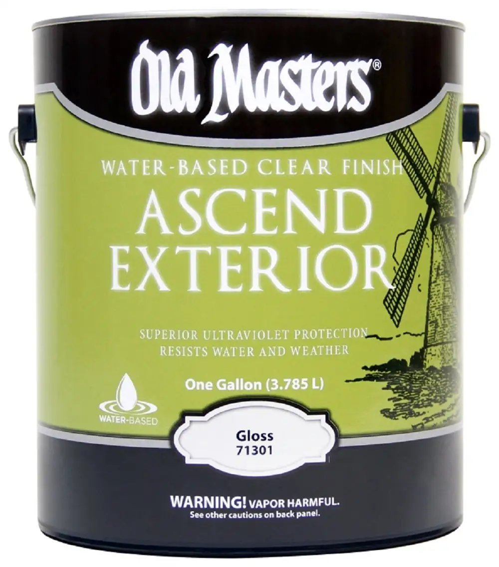 Old Masters 71301 Exterior Water-Base Spar Urethane