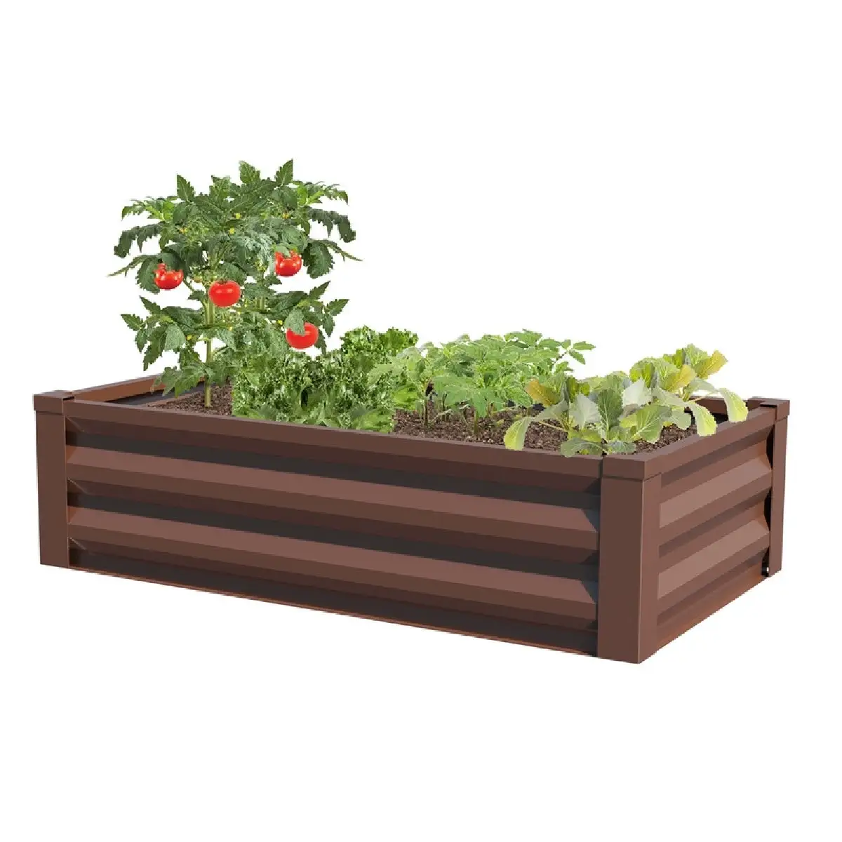 Panacea 83393 Steel Raised Garden Bed Planter