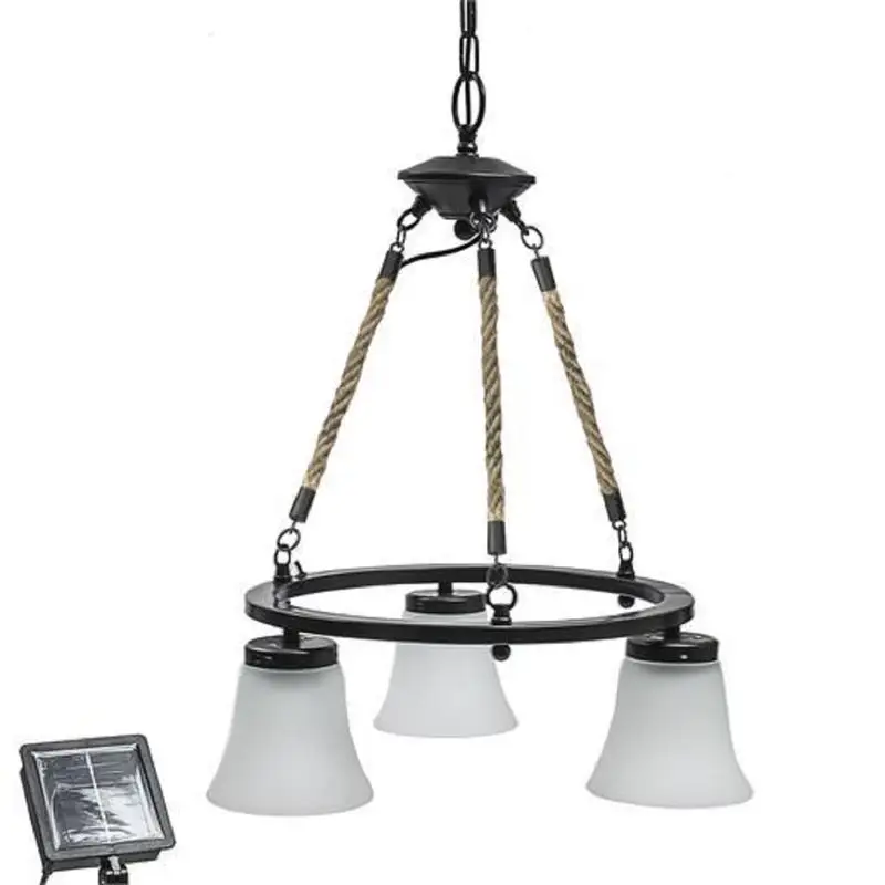 Paradise Lighting GL39739 Plug-In Chandelier Outdoor Solar Decor