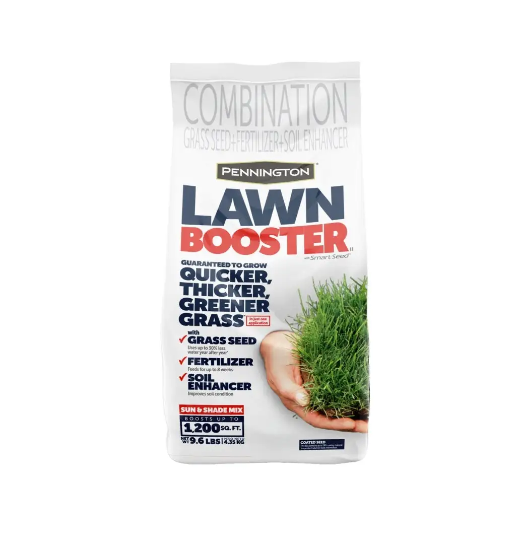 Pennington 100540511 Lawn Booster Sun & Shade Mix Grass Seed