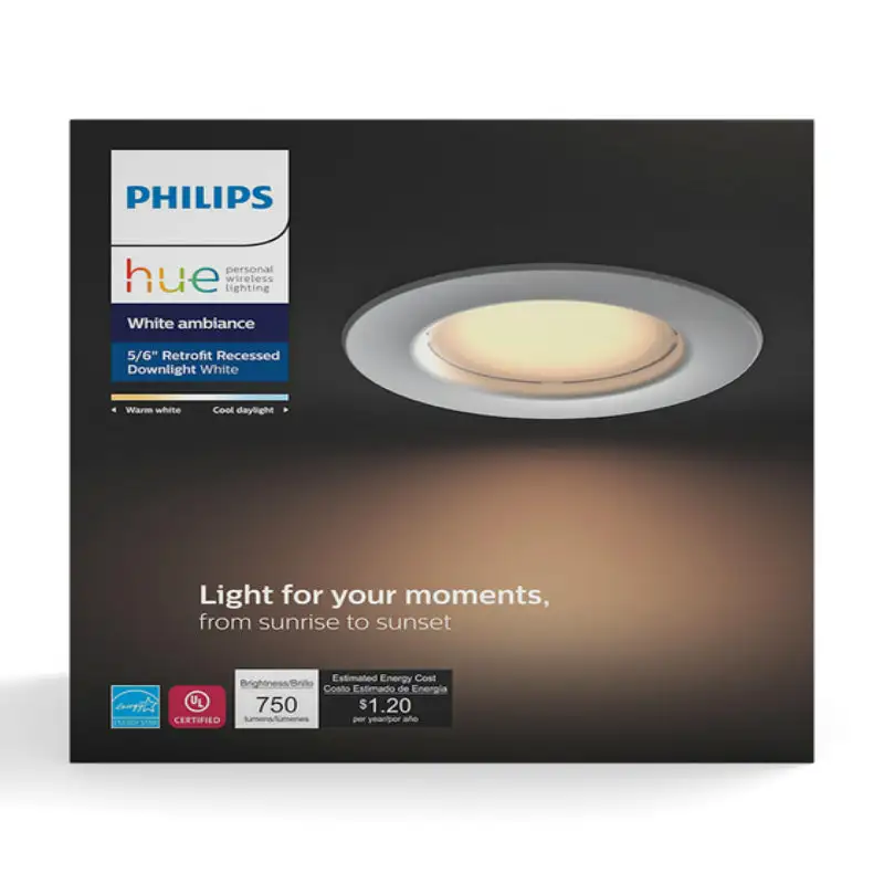 Philips 801506 Hue LED Dimmable Smart Wireless Recessed Downlight