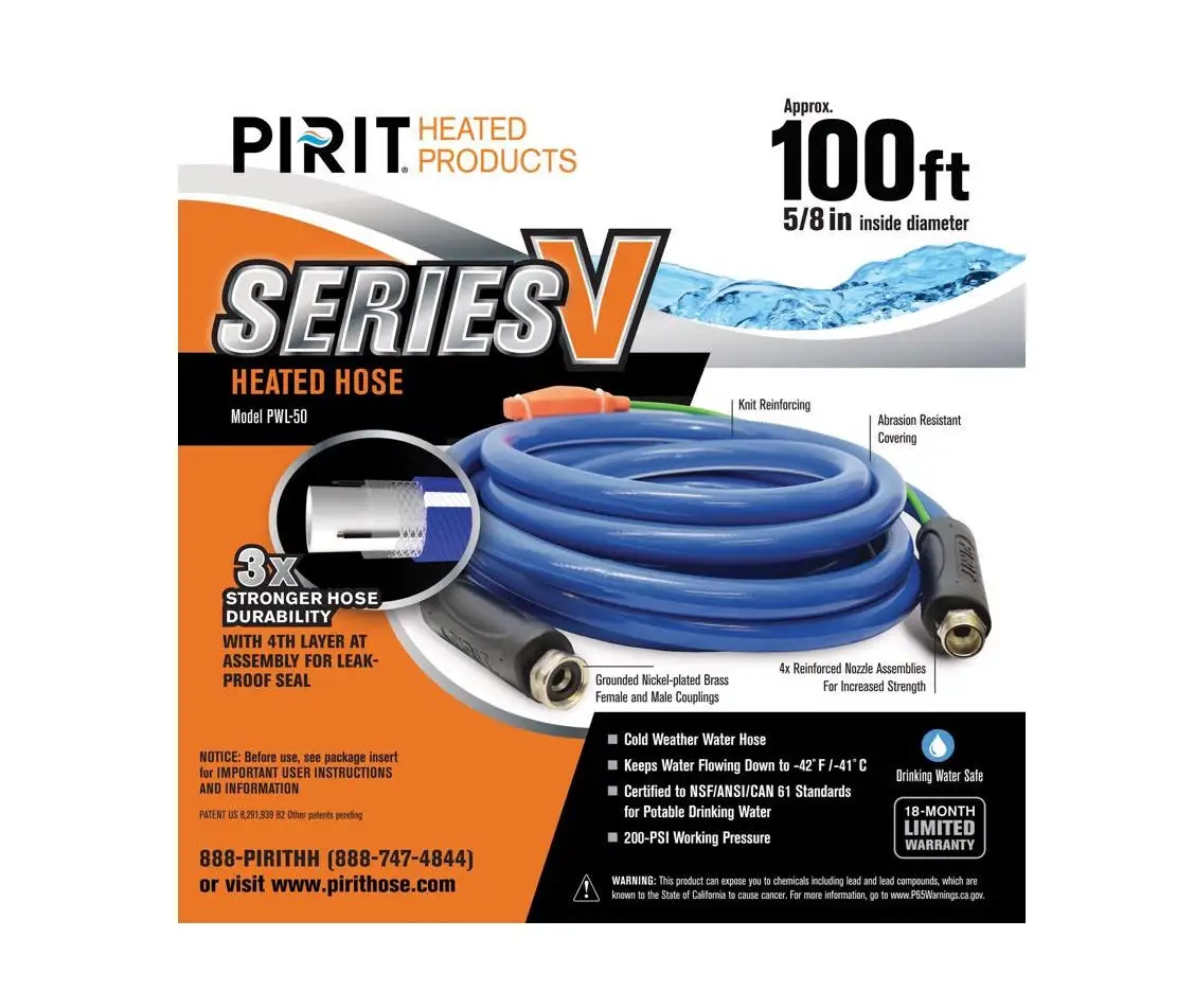 Pirit PWL-05-100 Series V Medium Duty Heated Hose