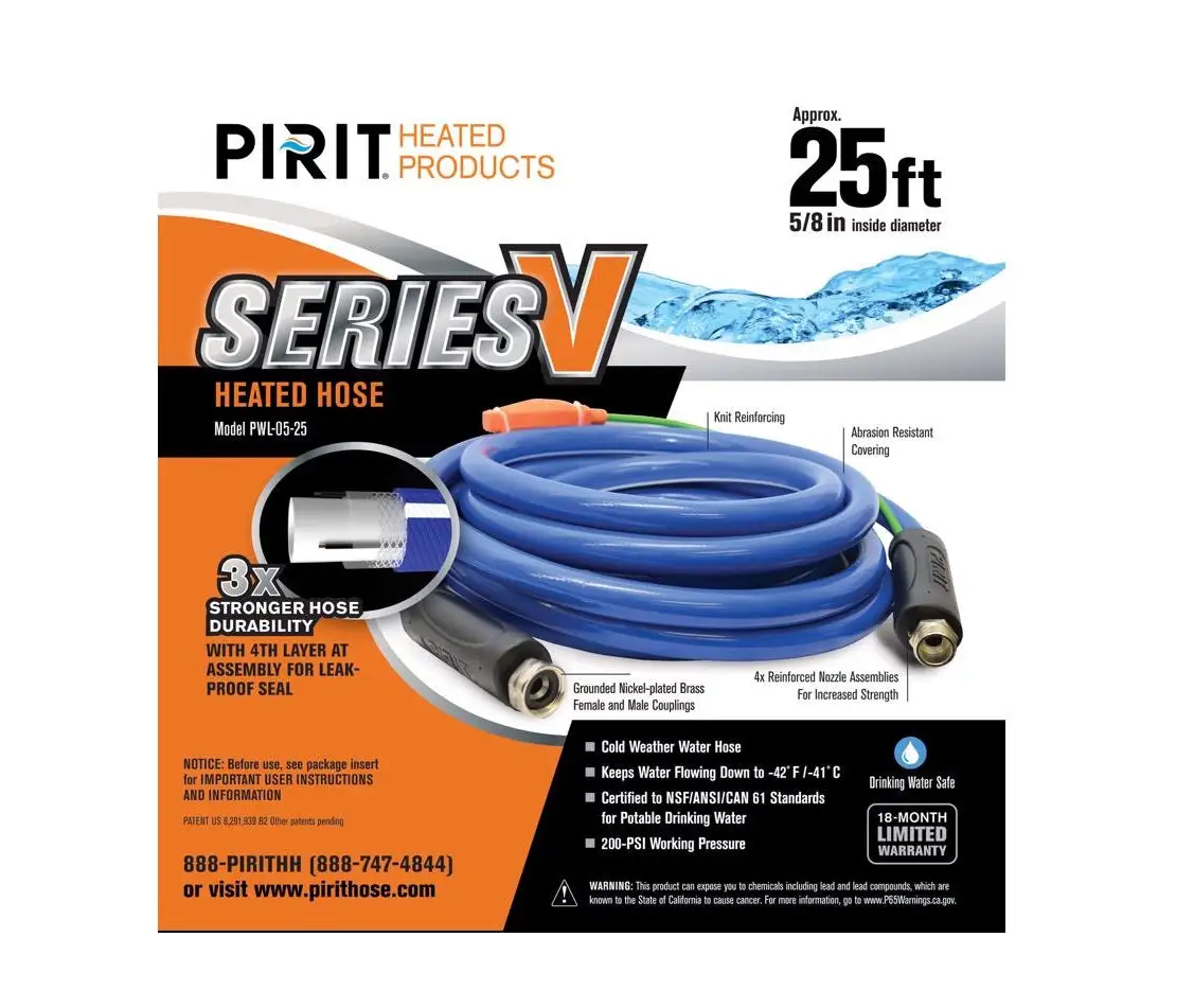 Pirit PWL-05-25 Series V Medium Duty Heated Hose