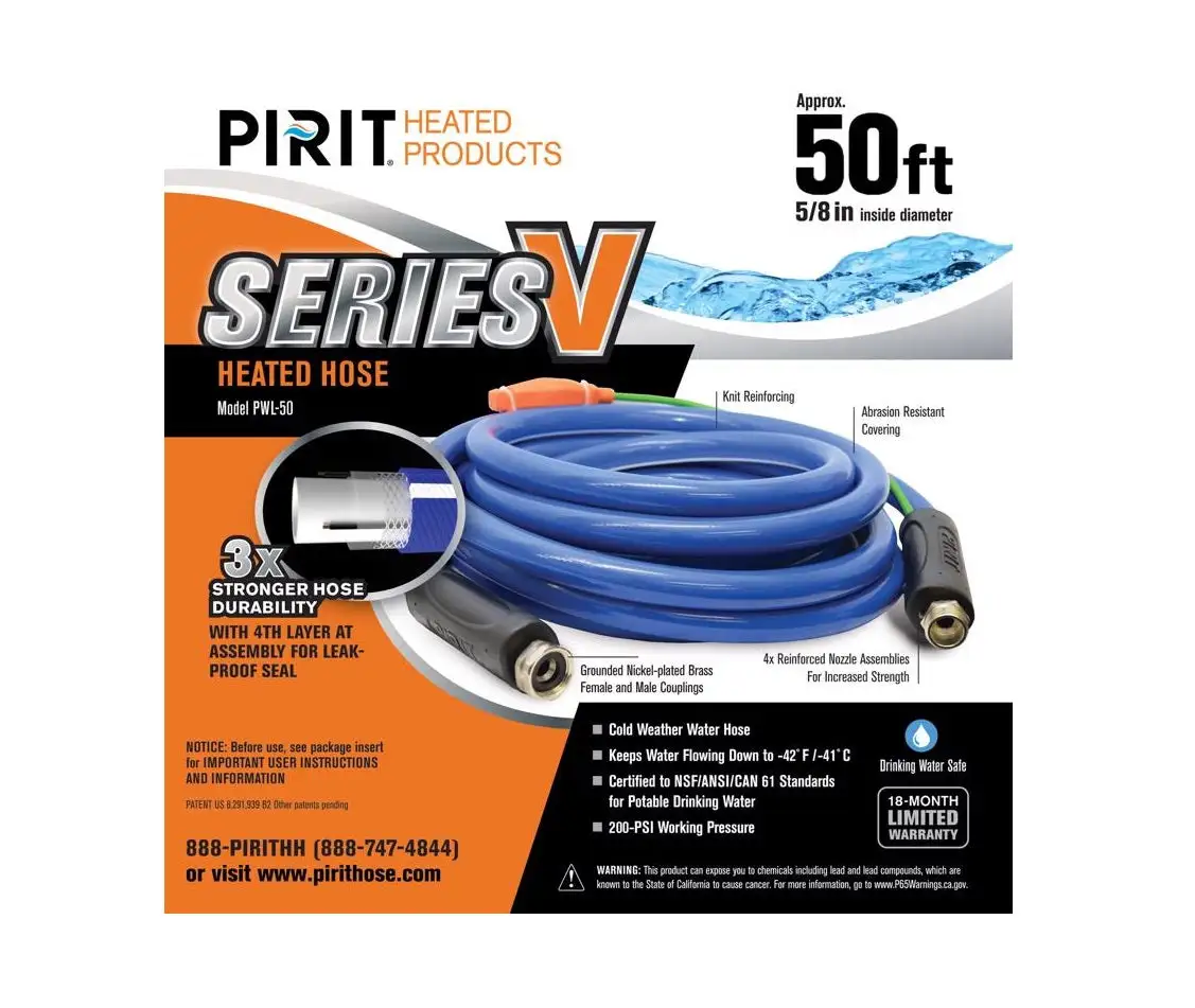 Pirit PWL-05-50 Series V Medium Duty Heated Hose