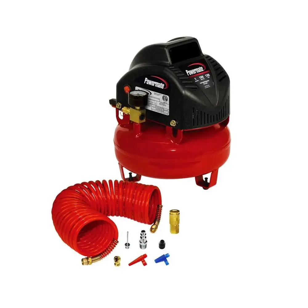 Powermate VNP0000101.01 Pancake Portable Air Compressor Kit