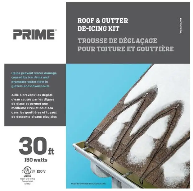 Prosource ORRHC150W30 Roof And Gutter De-Icing Cable Kit