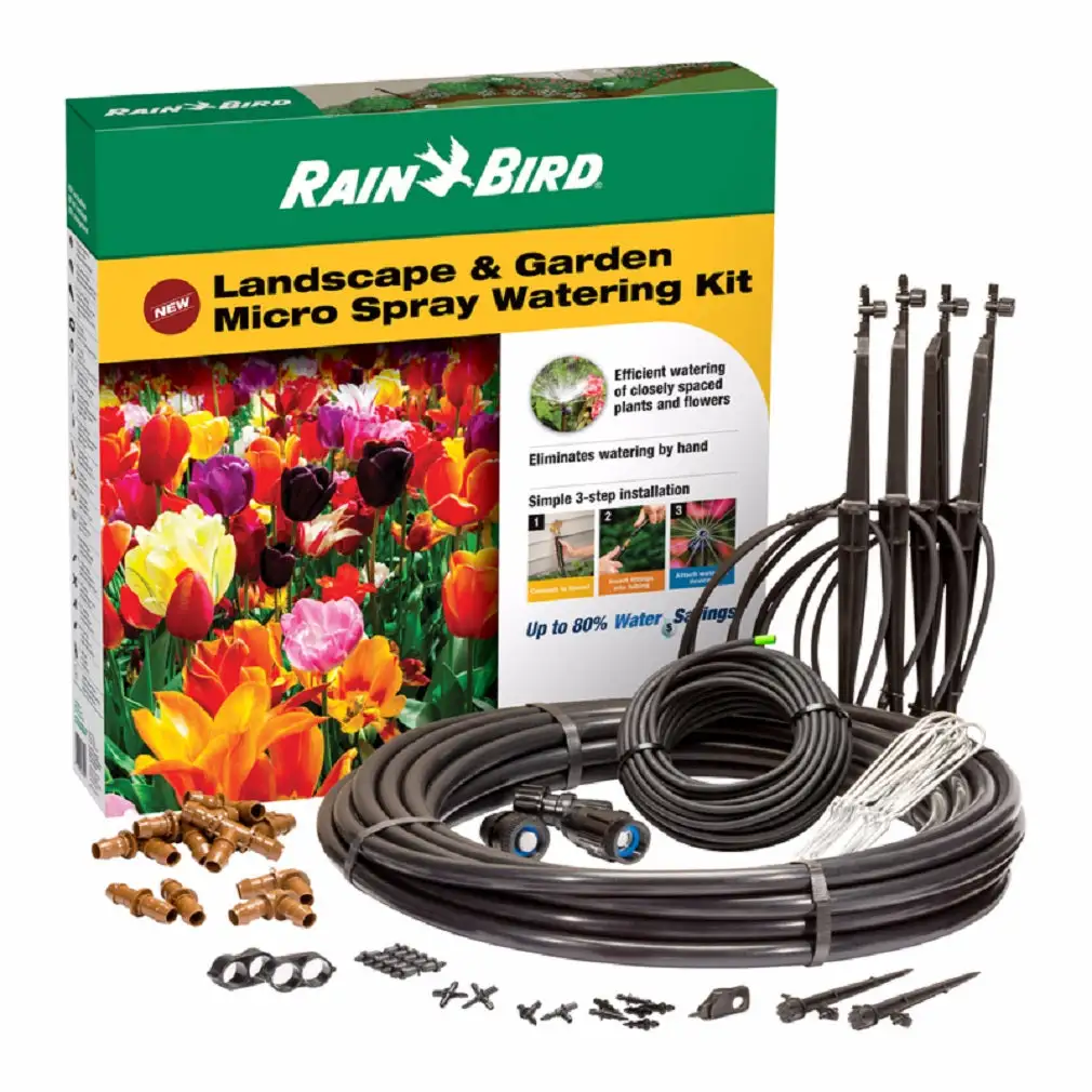 Rain Bird LNDDRIPKIT Drip Irrigation Plant Watering Kit