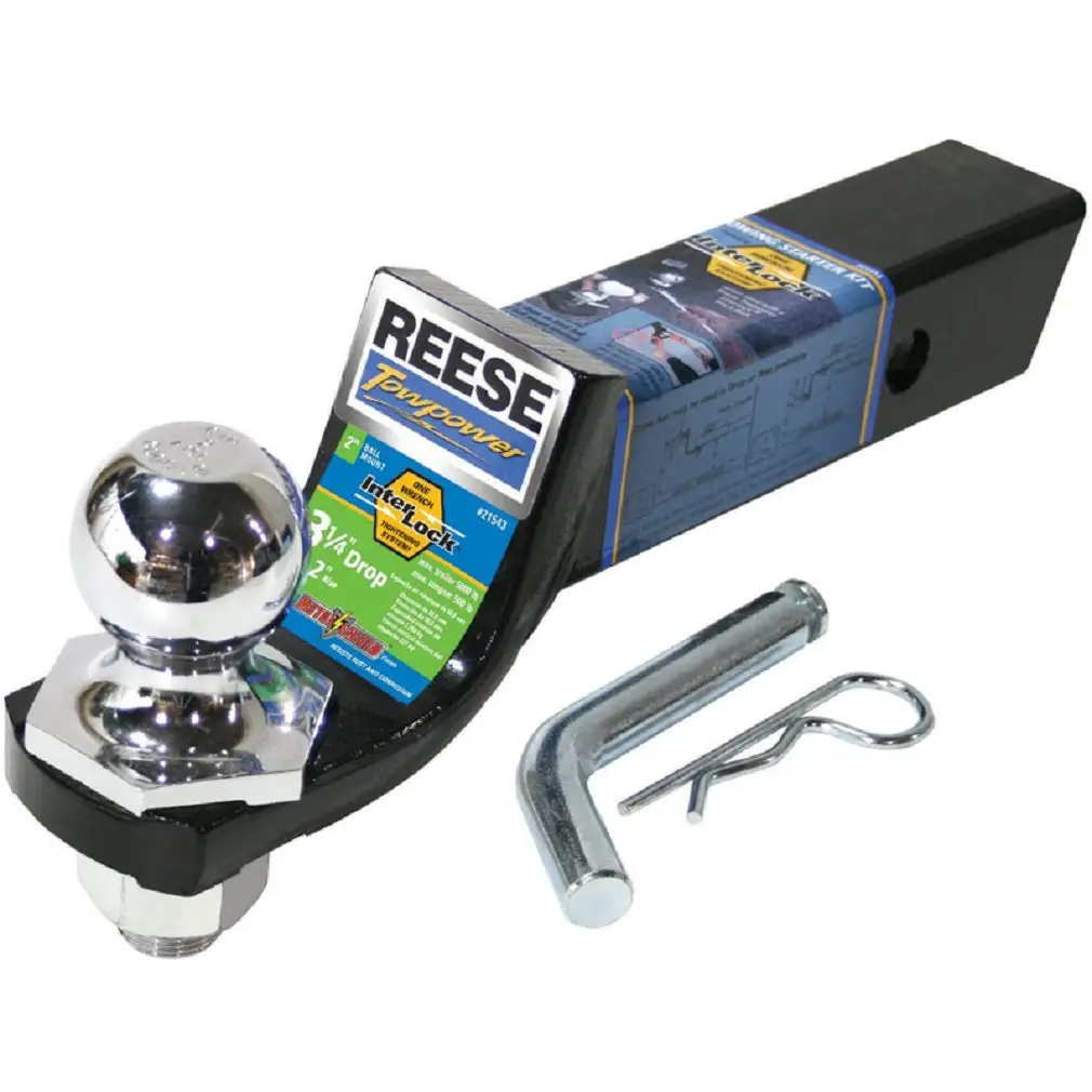 Reese 21543RAK Towpower Trailer Hitch Starter Ball Mount Kit