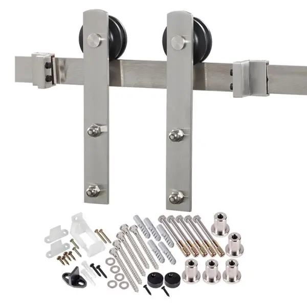 Renin BD100K-78 Straight Strap Barn Door Hardware Kit