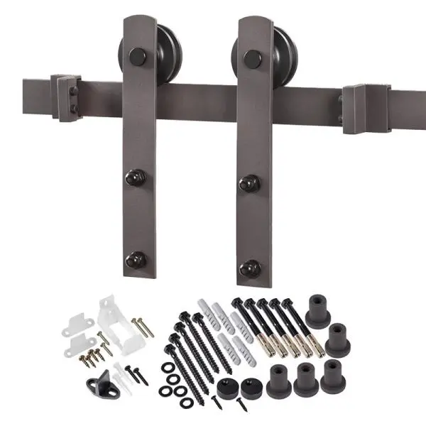 Renin BD100K-78 Straight Strap Barn Door Hardware Kit