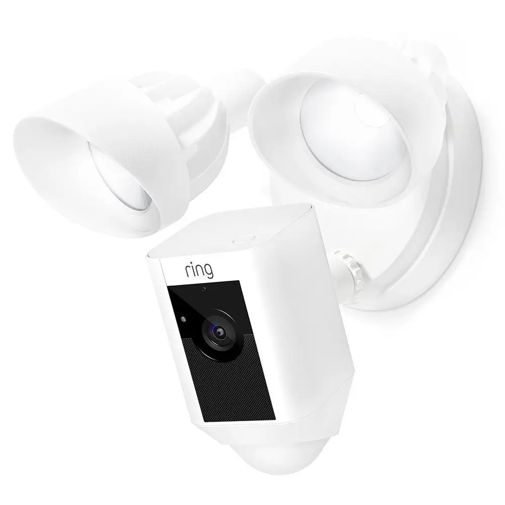 Ring 8SF1P7-WEN0 Motion-Activated HD Security Camera With Floodlight