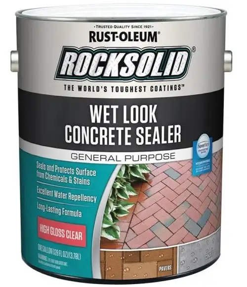 RockSolid 317927 Wet Look Concrete Sealer