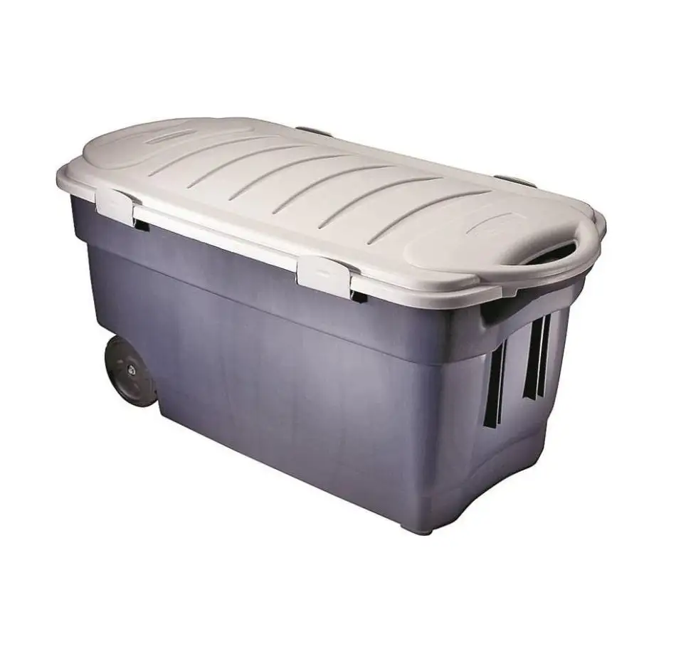 Rubbermaid RMRT450000 Roughneck Jumbo Wheeled Storage Tote Box