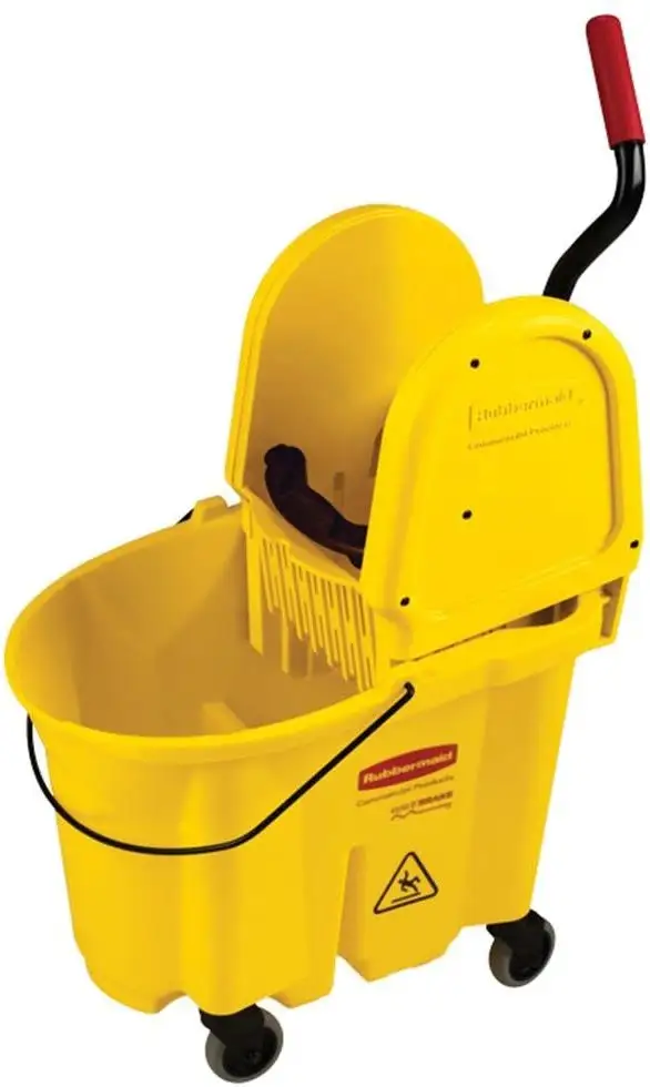 Rubbermaid 757788YEL Wheeled Wringer Bucket