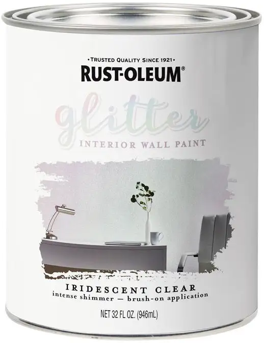 Rust-Oleum 323860 Glitter Interior Acrylic Paint